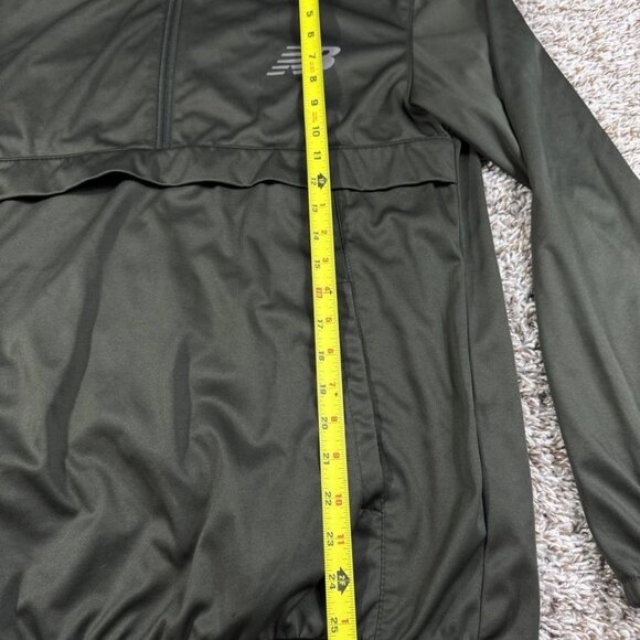 New Balance Men's Performance Hoodie – Olive Green, Size S RN130893 - Picture 14 of 16